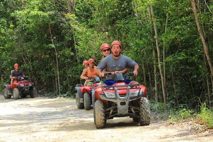 Mayan Jungle ATV, Zipline and Cenote Adventure from Cancun & Playa del Carmen photo 2