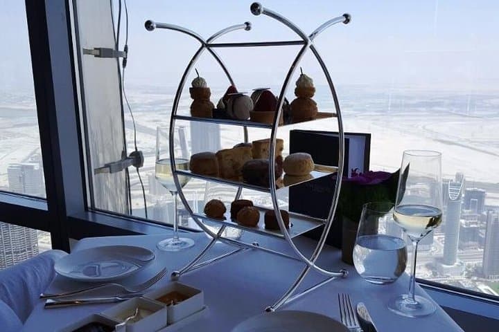 High Tea at At.Mosphere: Burj Khalifa 122nd Floor Private Transfer Experience photo 3