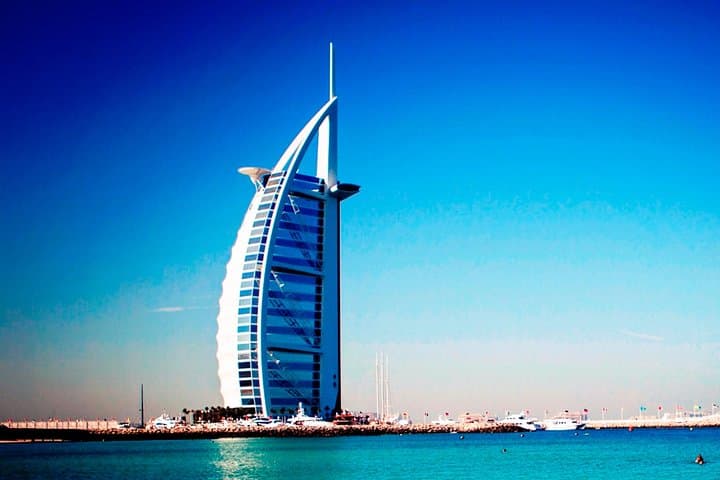 Dubai City Tour and Dubai Water Canal Dhow Dinner Cruise — Evening Canal Cruise & City Highlights