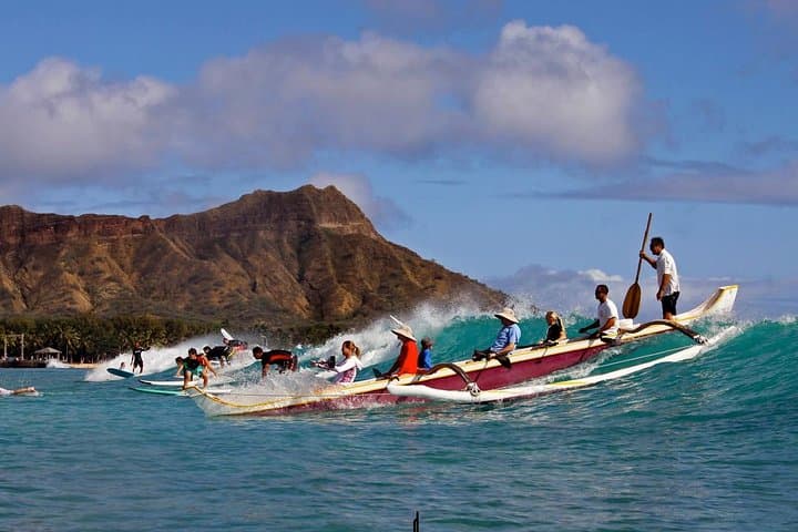 Outrigger Canoe Surfing in Waikiki: Ride Historic Hawaiian Waves