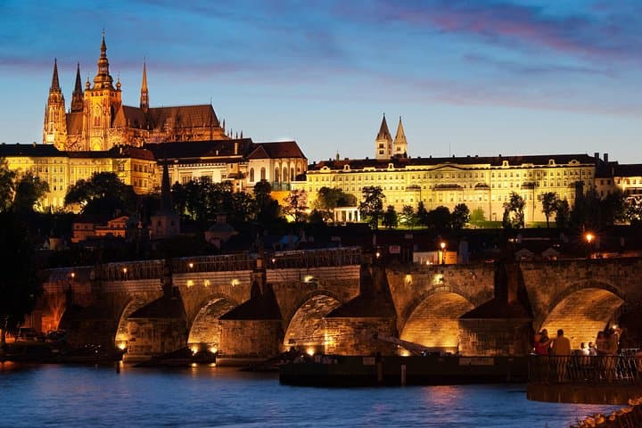 Prague Night River Cruise: Dinner on the Vltava Under City Lights
