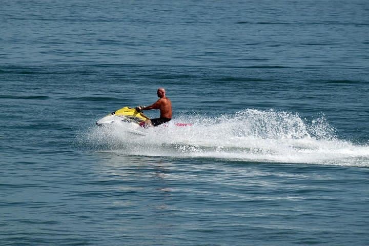 Jet Ski in Marrakech: Lake Takerkoust Guided Rides under the Atlas