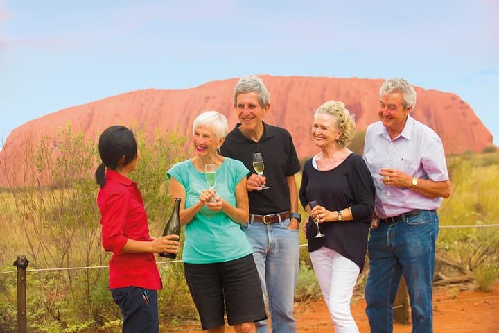 Uluru Sunset Tour from Ayers Rock Resort: Sparkling Wine at the Viewing Area