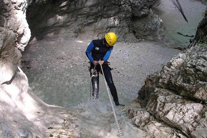 Canyoning Fratarica: Rappels, Jumps and the 45m Parabola Descent photo 2