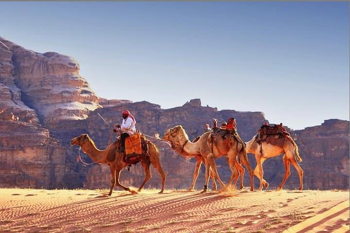 Full-Day Wadi Rum Jeep Adventure from Dead Sea — 4x4, Camel Ride & Bedouin Tea photo 3