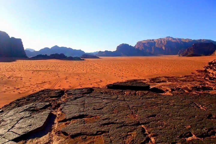 From Petra to Wadi Rum: Jeep Safari, Sandboarding & Bedouin Camp Day Trip photo 2