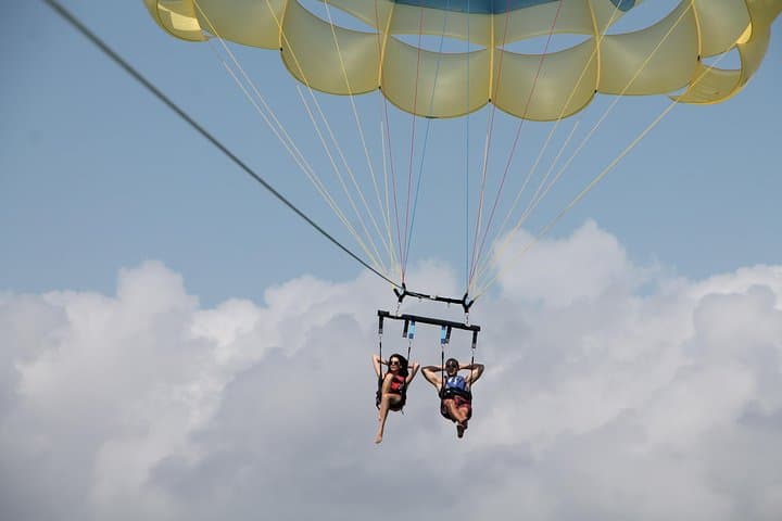 Parasailing in Playa del Carmen: Fly Over Maroma Beach and the Caribbean Coast photo 3