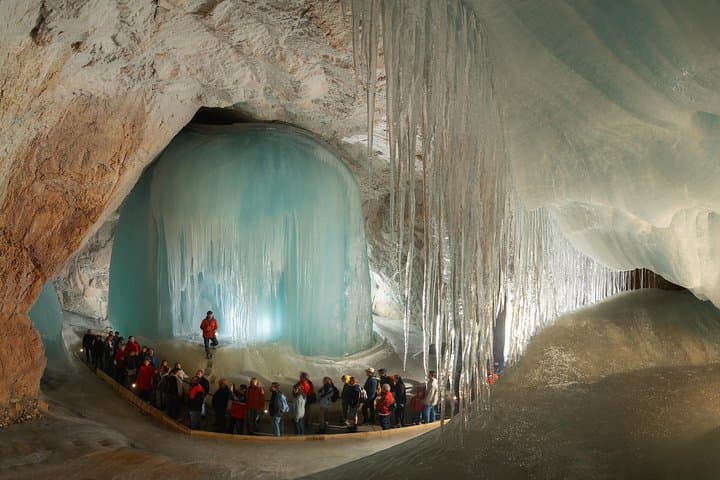 Private Werfen Ice Cave & Golling Waterfall Tour from Salzburg