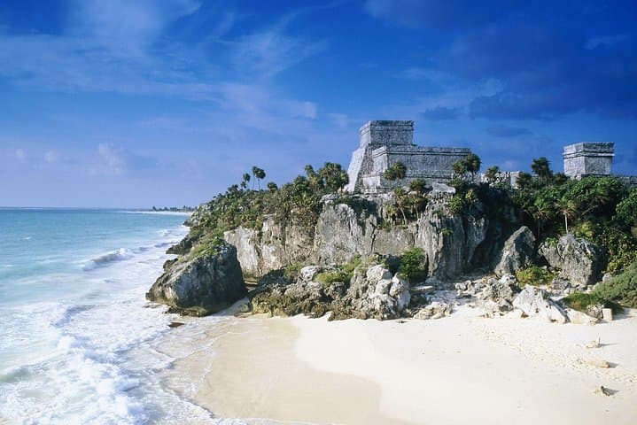 Tulum & Cenote Combo from Cancun — Swim, Ruins & Quinta Avenida Stroll
