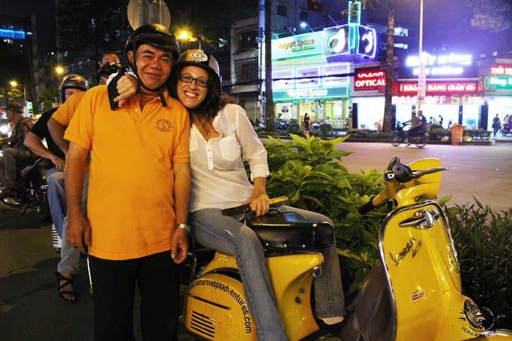 Saigon After Dark: Unforgettable Vespa Nightlife Tour in Ho Chi Minh City