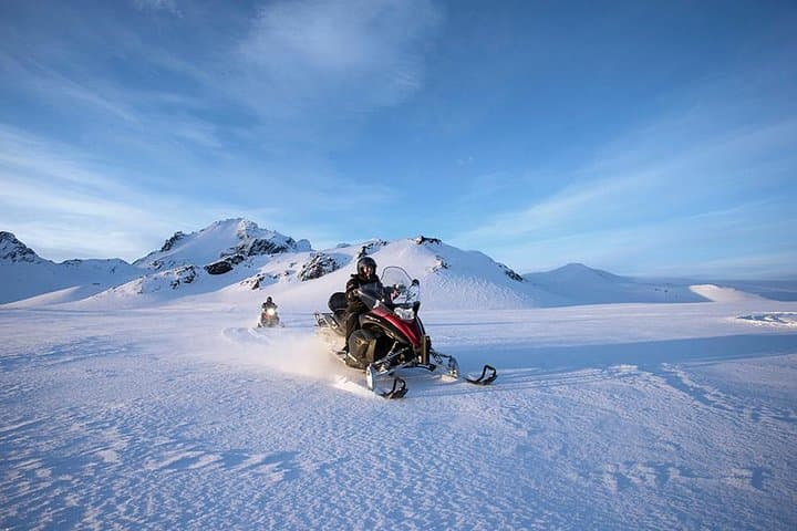 Golden Circle and Langjökull Glacier Snowmobiling Day Trip from Reykjavik