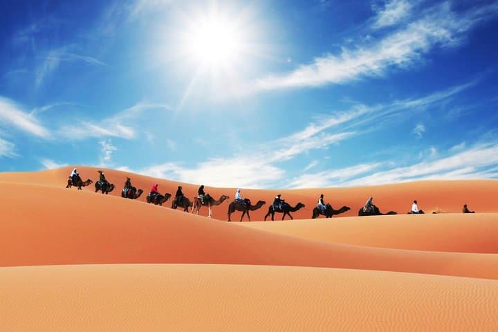 Overnight Camel Trek in Merzouga: Sunset, Sandboarding & Stargazing in Erg Chebbi photo 1