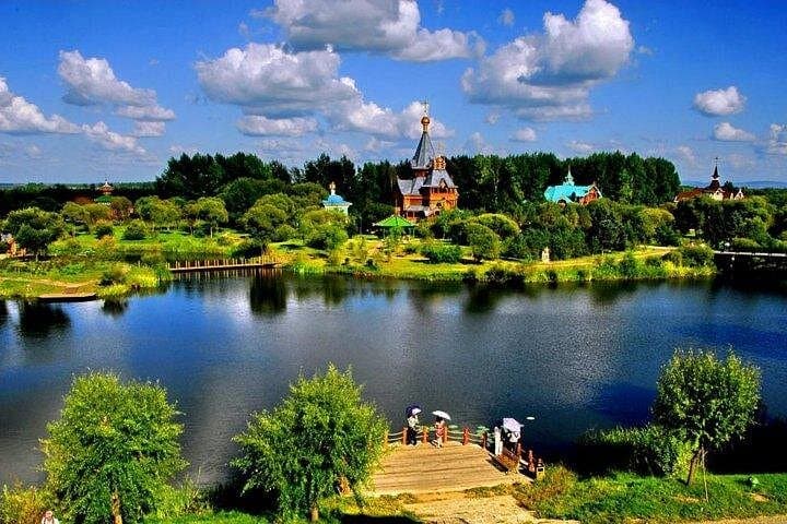 Volga Manor Day Tour From Harbin: Russian Architecture, Gardens & Live Russian Show