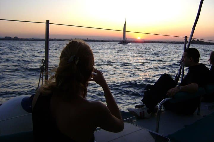 malaga-sunset-cruise-and-port-dinner-a-1-5-hour-catamaran-experience photo 2
