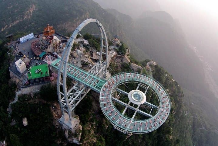 Shilinxia Glass Platform and Ming City Wall Park: Day Trip from Beijing