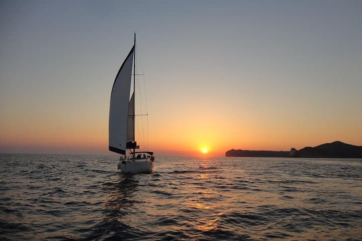 Santorini Sunset Caldera Sailing Cruise — Swim, Snorkel & BBQ on the Caldera photo 1