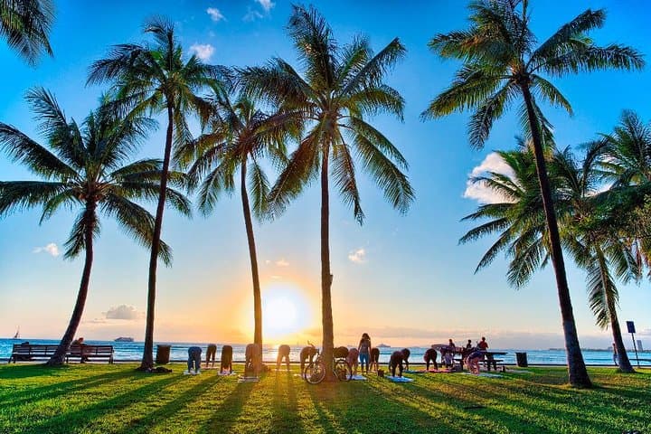 Waikiki Beach Yoga with Diamond Head Views — Morning & Sunset Sessions photo 6