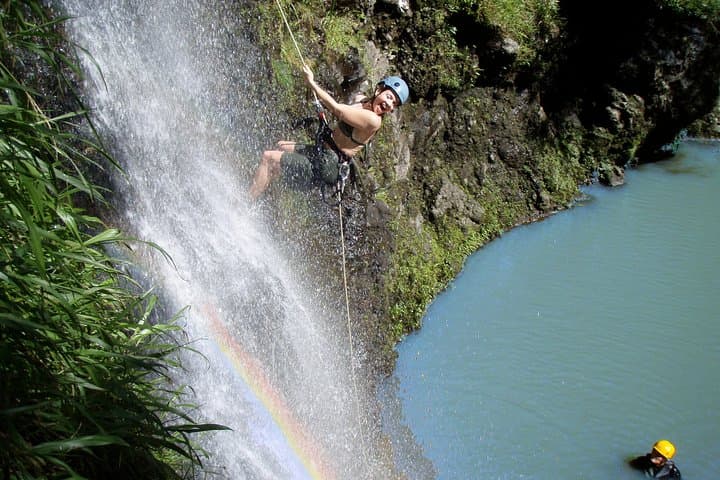 Rappel Maui Waterfalls and Rainforest Cliffs — Road to Hana Adventure