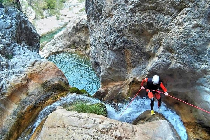 Canyoning Rio Verde Canyon (Granada) — 5-Hour Rappels, Jumps & Swim