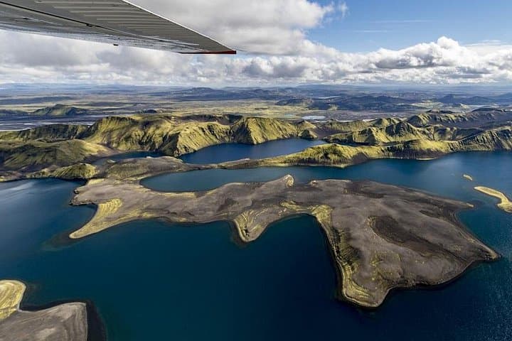 Above Landmannalaugar: 75-Min Flight Over Lakagígar, Glaciers & Highland Rivers photo 2