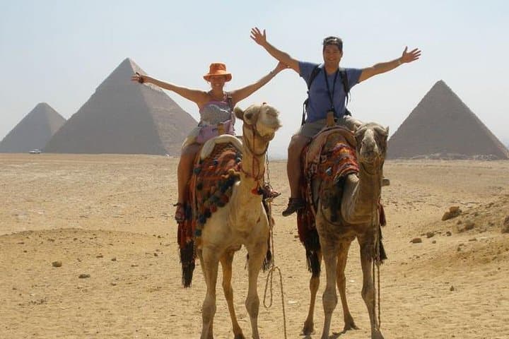 Sunset Camel Ride at Giza Pyramids — Panoramic Desert Tour