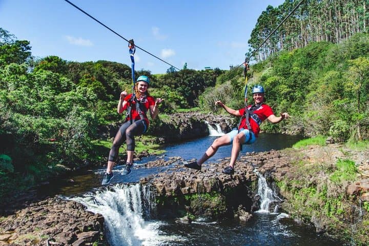 Big Island 9-Line Zipline & Private Waterfall Swim at Umauma photo 3