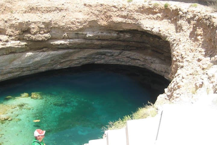 Wadi Shab Day Trip from Muscat: Coastal Caves, Bimmah Sinkhole, and Fins Beach Hike