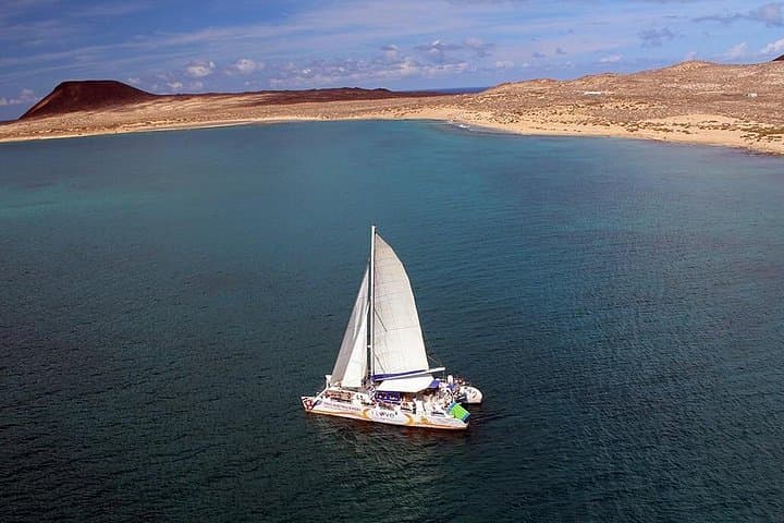 La Graciosa Catamaran Day Trip from Órzola — Swim, Kayak & Paella photo 3