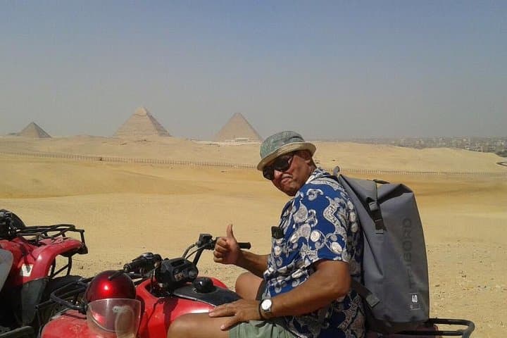 Giza Pyramids Quad Bike and Camel Ride: Sunset Desert Adventure photo 4