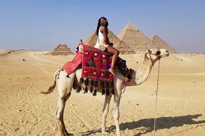 Full-Day Private Tour to Giza Pyramids, Egyptian Museum & Khan El-Khalili Bazaar photo 2
