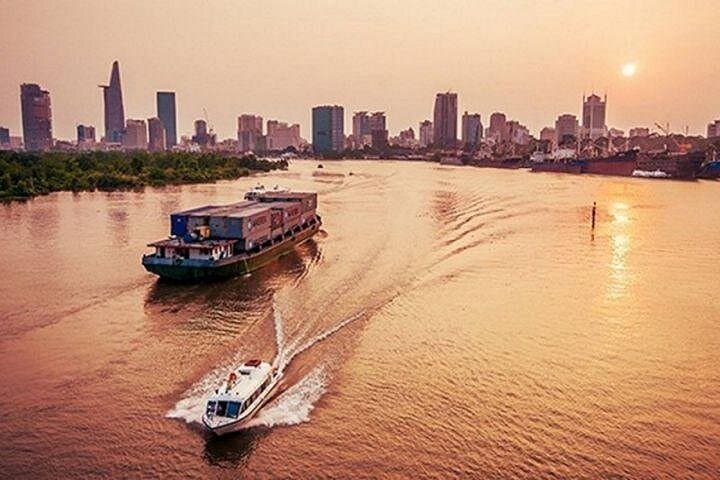 Ho Chi Minh Canals Speedboat Sunset Cruise to Phu Chau Floating Temple photo 1
