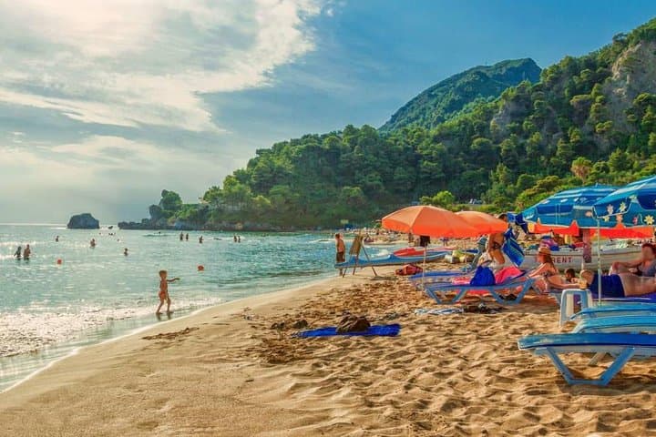 Private Glyfada Beach Tour Corfu — Minibus Pickup & Relax on the Ionian Coast photo 2