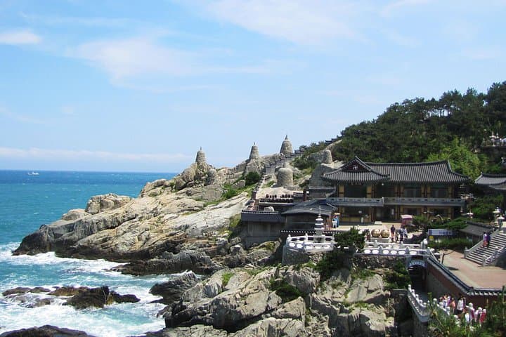Full-Day Busan Coastal Highlights: Haedong Yonggungsa, Oryukdo Skywalk & Haeundae photo 1