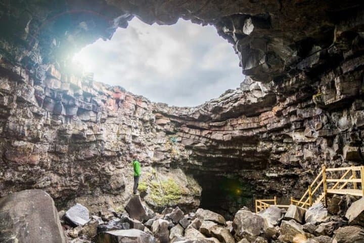 Icelandic Sagas & Víðgelmir Lava Cave Private Tour from Reykjavík