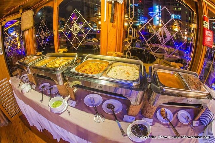 Dubai Marina Dhow Dinner Cruise: Evening Skyline Buffet Cruise with Transfers photo 3