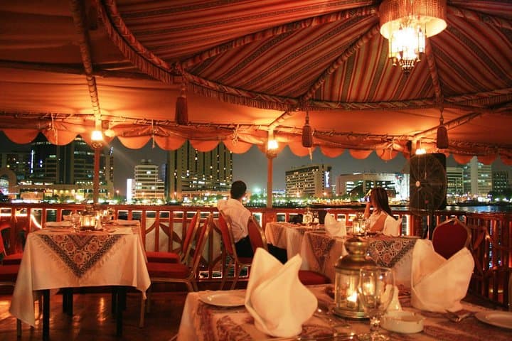 Dhow Dinner Cruise Dubai Creek: Evening Buffet & Illuminated Gold Souk Views photo 3