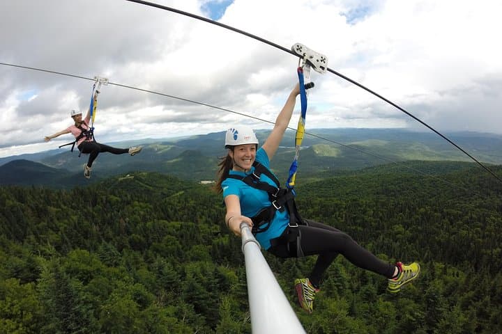 Mont Tremblant Guided Zipline Tour — Quebec’s Longest Mountain Ziplines from Summit to Village