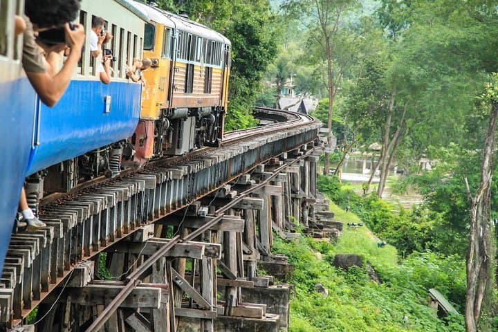Day Trip to Kanchanaburi: Erawan Waterfall, Bridge on the River Kwai and Death Railway photo 3