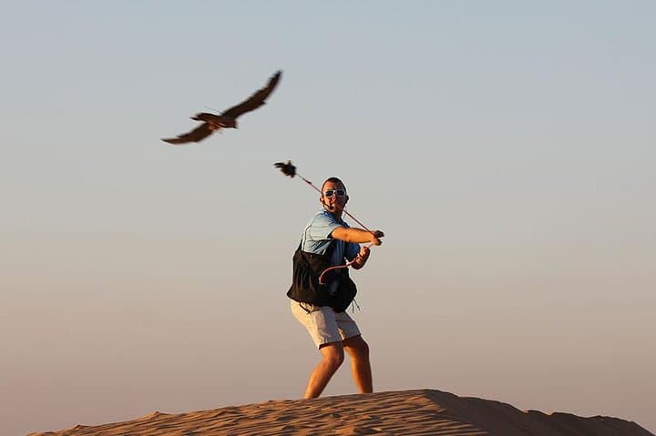 Desert Falconry at Sunset: Private Falcon Show & Bedouin BBQ in Dubai photo 2