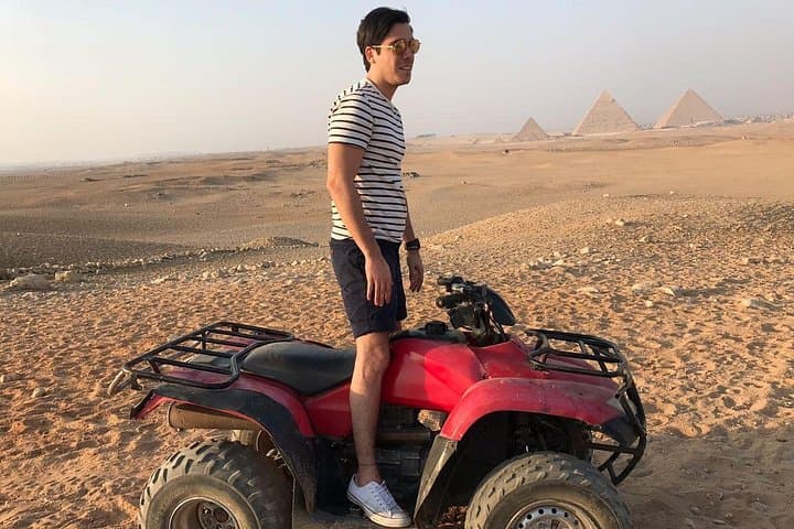 Sunset Quad Bike Ride Around Giza Pyramids: 60-Min Desert ATV Safari photo 3