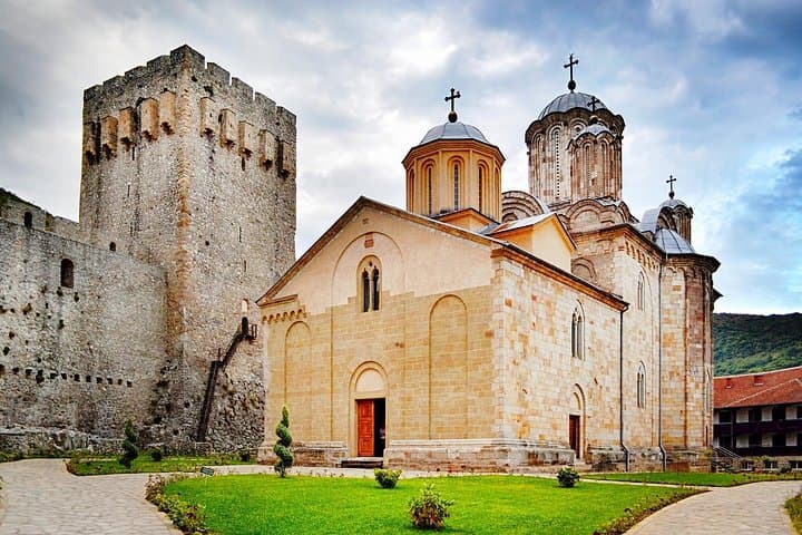 Full-Day Resava Valley Tour from Belgrade: Resava Cave, Manasija Monastery & Lisine Waterfall