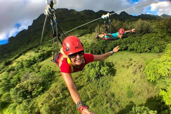 Kauai AdrenaLine Zipline Adventure — FlyLine Kauai's 4,000‑ft Zipline & WaterZip Plunge photo 1