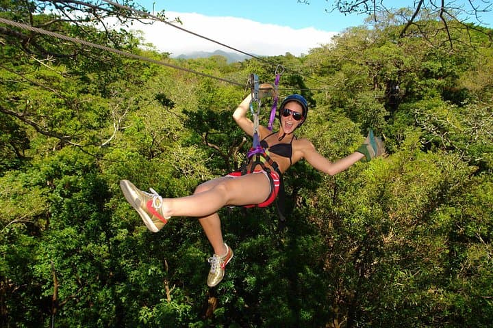 Buena Vista Combo: Zipline, Mountain Water Slide & Hot Springs Day Tour from Guanacaste photo 1