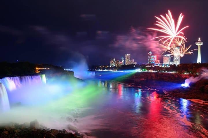 Niagara Falls Day & Evening Tour from Toronto — Hornblower Cruise, Table Rock & Fireworks