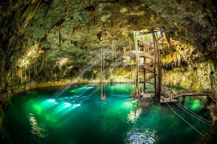 Explore Cenote Maya: Rappel, Swim and Experience a Maya Ceremony Near Valladolid