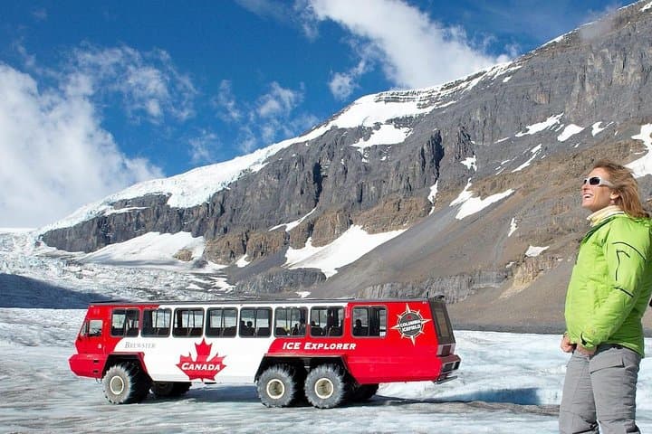 Athabasca Glacier Snow Trip from Banff — Ice Explorer & Glacier Skywalk