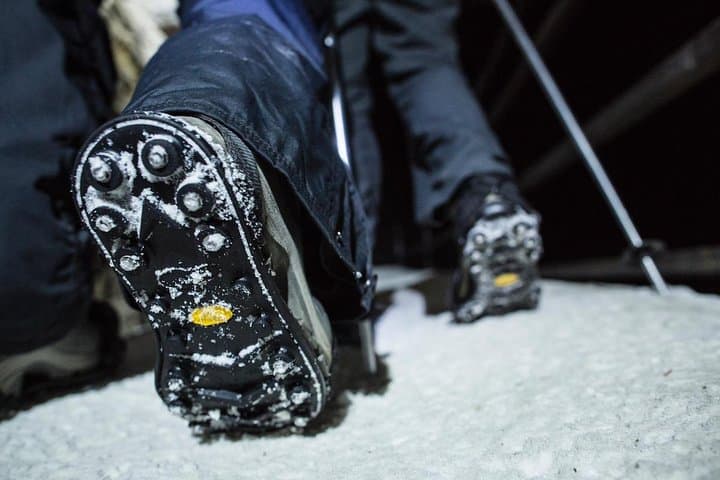 Johnston Canyon Evening Icewalk: Guided Night Hike to Frozen Waterfalls in Banff photo 5