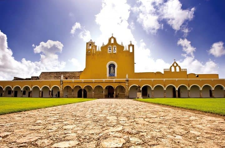 Izamal & Cenotes Private Day Trip from Merida: Cenote Swimming and Convent Tour