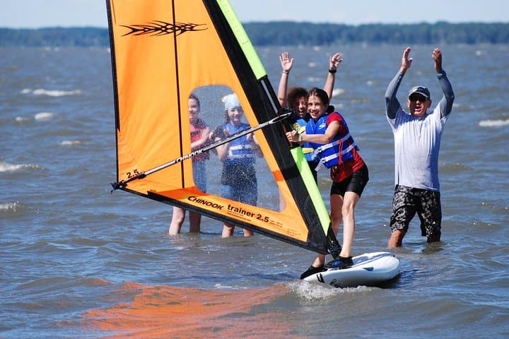 2-Hour Beginner Windsurfing Lesson on Rehoboth Bay from Dewey Beach