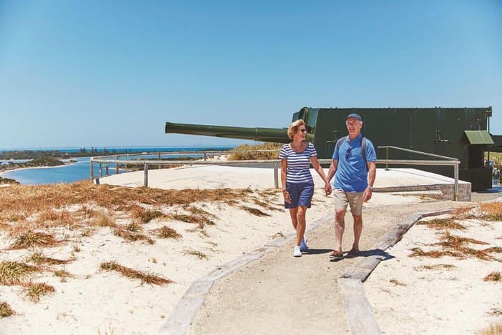 Rottnest Island WWII Train & Tunnel Tour from Hillarys: Oliver Hill Battery Experience photo 1